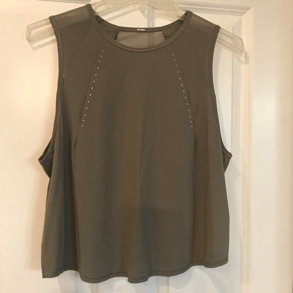Lululemon Sculpt Cropped Tank Top - Nomad
